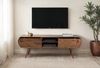 Lowboard Sheesham Massivholz 160cm TV Board 2 Schubladen Retro Skandi Design Bild 5