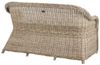 Gartenbank mit Auflage SUSUA 150 cm Rattan Naturfarben Bild 5
