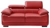 Ledersofa 2-Sitzer MACELO - Rot Bild 5
