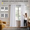 Deconovo Verdunkelungsgardine mit Ösen Gardinen Wohnzimmer Vorhänge Extra Warm Vorhang Blickdicht Fensterdeko, 175x140 cm(HöhexBreite), Silber Grau, 2er Set Bild 3