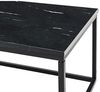 'Keno' Couchtisch 2er-Set , Mamor/ Metall schwarz Bild 5