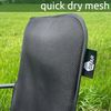 yourGEAR Campingstuhl your GEAR Campingstuhl Carini - gepolsterter Klappstuhl - 3D Mesh Bild 4