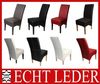 2er-Set Esszimmerstuhl Küchenstuhl Stuhl Latina, LEDER ~ schwarz, dunkle Beine Bild 3