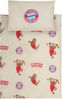 BERONAGE Babybettwäsche FC Bayern München Baby / Kleinkind Bettwäsche Berni Maskottchen, Baumwolle, 2 teilig, 100x135 cm 60x40 cm Bild 2