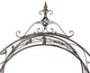 Rosenbogen mit Tür Metall 18604 Torbogen Gartentor Eisen Rankhilfe Rankgitter Rundbogen Tür Bild 3
