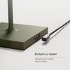 LED Tischleuchte, Tannengrün, Touchdimmer, Akku, H 38 cm Bild 5