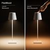 LED Tischleuchte, Tannengrün, Touchdimmer, Akku, H 38 cm Bild 3