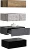 en. casa Nachtschrank-Set 4-tlg. Oslo 46 x 30 x 15 cm Bild 2