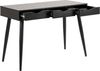 'Nete' Schreibtisch mit 3 Schubladen, schwarz, 110 x 77,1 x 50 cm Bild 5