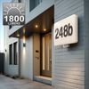 Maclean LED-Wandleuchte mit Hausnummer Dämmerungs- und Bewegungssensor dimmbar 20W IP65 neutralweiß (4000K) 1600lm MCE466 W Bild 2