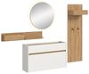 Garderoben-Set >Drive< in Weiß - 197x205x32cm (BxHxT) Bild 2