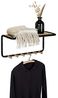 Wandregal mit Bambushaken LOFT, 58 x 26 x 26 cm, WENKO Bild 2