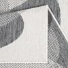 carpet city In- & Outdoor-Teppich Grau, Creme - Wendeteppich - 200x290 cm - Abstraktes Geo-Muster - Wetterbeständig für Balkon, Terrasse - Teppiche Modern Indoor Wohnzimmer, Küche Bild 5