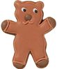 Ausstecher Teddy-Bär 6,5 cm Edelstahl mit Innenprägung Bild 3