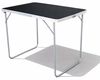 Campingtisch schwarz klappbar mit Tragegriff Alu L70xB50xH59cm Bild 2