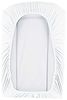 Domiva Set mit 2 Wickelauflagenbezügen – 50x75 cm – Polycotton-Schwamm – Weiß/Terrakotta Bild 4