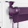 Doppelrollo Klemmfix ohne Bohren 115x100 cm Lila Duo Rollo Klemmrollo Sonnenschutzrollo Fensterrollo für Fenster & Türen Zebrarollo Seitenzugrollo Bild 3