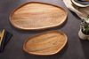 riess-ambiente Dekotablett AMAZONAS 56cm natur (Set, 2 St), Massivholz · rund · Handarbeit · Urban Jungle Bild 4