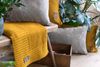 Knit Factory Uni Decke 195x225 cm Glatt Schwarz Bild 5