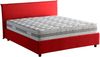 Talamo Italia - Doppelbett Bernadette, Stoffbett mit Stauraum, Öffnung vorne, inklusive Matratze 140x200 cm, 100 % Made in Italy, Rot Bild 3