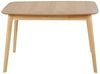 Ausziehbarer Esstisch MADOX 120 150 cm 75 cm Holzoptik Heller Holzfarbton Bild 4