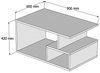 WellHome Beistelltisch Niger Weiss 90 x 54 x 42 cm Bild 3