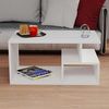 WellHome Beistelltisch Niger Weiss 90 x 54 x 42 cm Bild 2