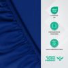 Utopia Bedding - Spannbettlaken 180x200 cm - Royal Blau - Gebürstete Polyester-Mikrofaser Spannbetttuch - 35 cm Tiefe Tasche Bild 3
