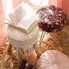 Hocker - Makramee und Holz - Beige - Atmosphera créateur d'intérieur Bild 5