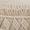 Hocker - Makramee und Holz - Beige - Atmosphera créateur d'intérieur Bild 4