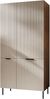 Kleiderschrank Aocale 05 (Farbe: Nuss Warmia / Cashmere) Bild 1
