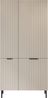 Kleiderschrank Aocale 05 (Farbe: Nuss Warmia / Cashmere) Bild 5