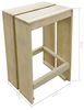 vidaXL 3-tlg. Gartenbar-Set Kiefernholz Imprägniert 3096633 Bild 5