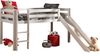 Vipack 'Pino' Spielbett weiß, inkl. Rutsche mit Vorhang 'Birdy' Bild 5