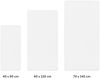 Laleni Premium Spannbettlaken 60 x 120 x 15 cm Babybett | Oeko-TEX zertifiziertes Bettlaken 60x120 Kinderbett | Kinderbettwäsche 60x120 aus 100% Baumwolle | Spannbettlaken 60x120 Baby in Weiß Bild 2