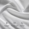 Laleni Premium Spannbettlaken 60 x 120 x 15 cm Babybett | Oeko-TEX zertifiziertes Bettlaken 60x120 Kinderbett | Kinderbettwäsche 60x120 aus 100% Baumwolle | Spannbettlaken 60x120 Baby in Weiß Bild 5