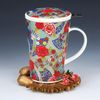 Becher Shetland, "Kimono" mit Deckel und Edelstahlfilter Bild 5
