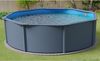 Planet Pool Rundpool Stahlwandpool rund Classic 460x120 cm, Stahl 0,4 m (Einzelbecken, 1-tlg), verzinkte Stahlwand Bild 4