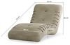MOEBLO Chaiselongue SPLINE, – Sitz- und Liegesessel Sofa elegantes Liegesofa Ruheliege Relaxliege Liegesessel 1-Sitzer, für Wohnzimmer und Relax-Bereiche (BxHxT): 83x80x172 cm Bild 2