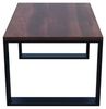 AKKE Außergewöhnlicher Couchtisch Beistelltisch für Wohnzimmer | Kaffee Tee Wohnzimmertisch Tisch | Coffee Table | Zimmer Schlafzimmer Möbel | Deko Modern Walnuss 100 x 50 x 55 Bild 4