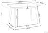 Esstisch weiß 120/160x80 cm ausziehbar SANFORD Bild 3