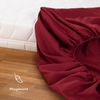 Blumtal® Spannbettlaken 80x200 2er Pack - Spannbettlaken Microfaser - Oekotex zertifiziertes Bettlaken 80x200 cm - Spannbettlaken 80x200 cm 2er Pack - Spannbettücher 80x200 cm - Aurora Red - Rot Bild 5