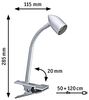 Paulmann No. 95425 Klemmspot LED Gesa Chrom matt 1x3,5W GU10 mit Schalter Bild 5