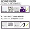 WENKO Zahnputzbecher UV-Loc® Udine, befestigen ohne Bohren mit innovativem Klebesystem Bild 3