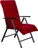 BRANDSSELLER Frottee-Schonbezug für Gartenstuhl und Gartenliege sowie als Strandliegenauflage - aus 100% Baumwolle - ca. 65x130 cm - Rot Bild 3