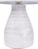 BRUBAKER Tischleuchte Landhaus Shabby Chic, Designer Tischlampe, Ohne Leuchtmittel, 1x oder 2er Set Deko Nachttischlampe mit Stein Optik Bild 4