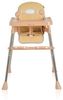 Moni Kinderhochstuhl Century, Spielzeug, Tablett verstellbar, Gurt, Fußstütze beige Bild 3