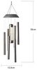LED-Solar-Windspiel, Edelstahl, 1 warm white LED, 35 cm Bild 5