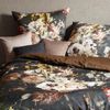 Fleuresse Mako-Satin Bettwäsche 135x200 Blüten Rosen grau braun Wende 114295-07 Bild 3