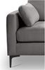 Sofa 3,5 Sitzer B/H/T: 225 x 92 x 97 cm in Hellgrau Bild 5